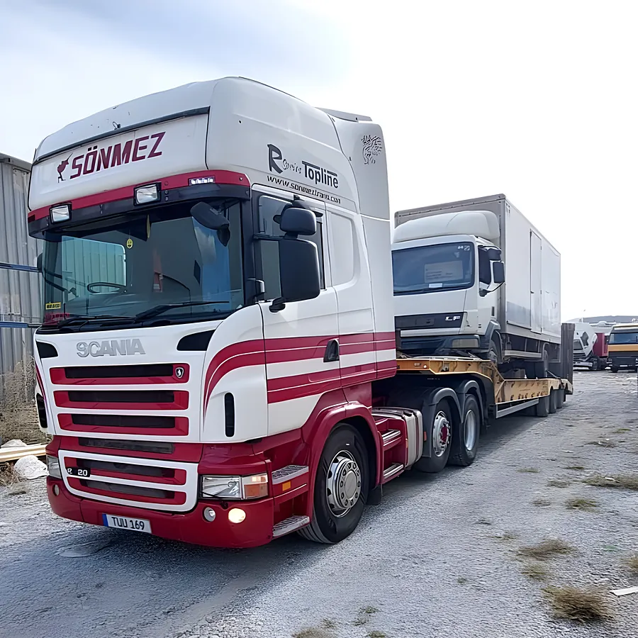 Lowbed ile ağır taşıma