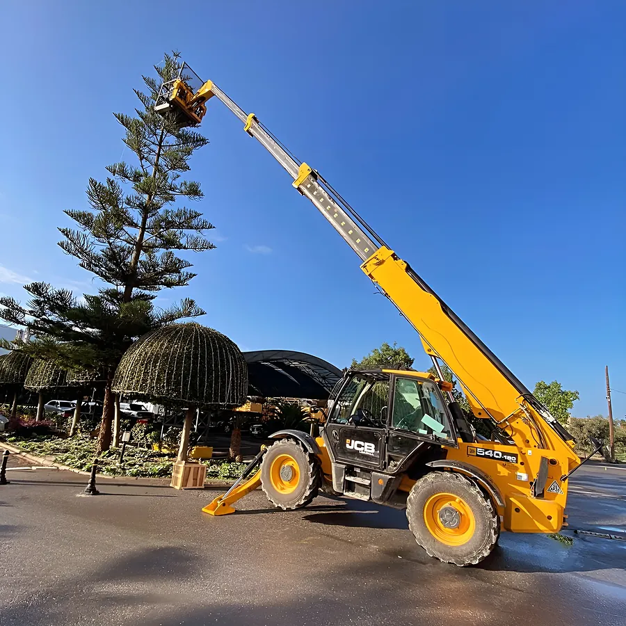 JCB telehandler ile kaldırma