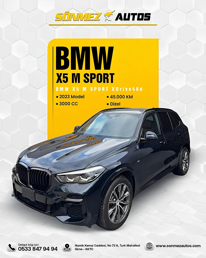 BMW X5 M Sport, Sönmez Autos
