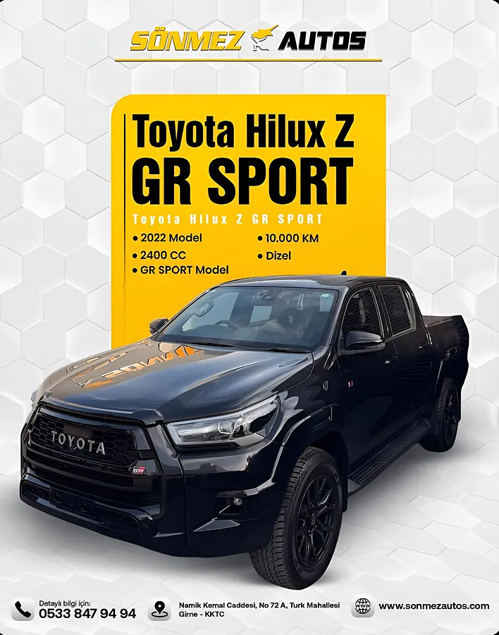 Toyota Hilux GR Sport, Sönmez Autos