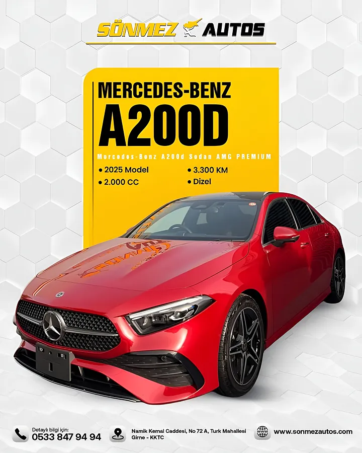 Mercedes-Benz A 200d, Sönmez Autos