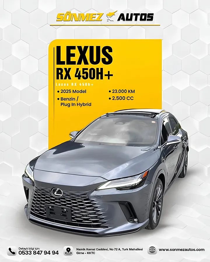 Lexus RX 450h+, Sönmez Autos